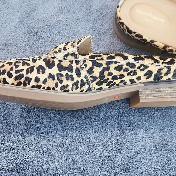 Hush Puppies Leopard Print MULES - Picture 3 of 5